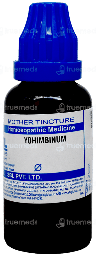 Sbl Yohimbinum Q Mother Tincture 30Ml